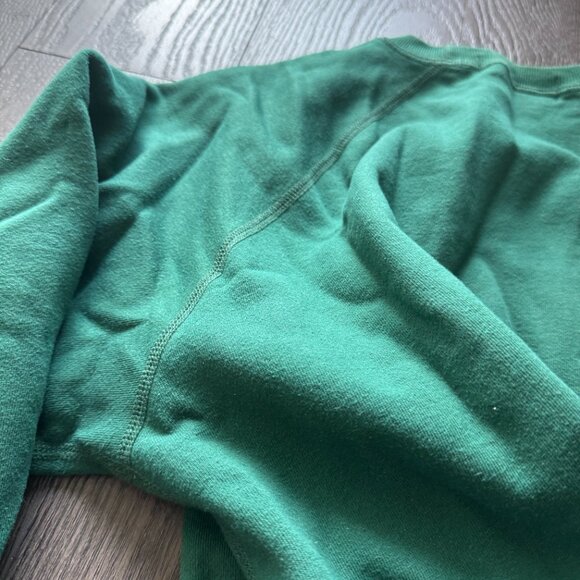 Vintage Ralph Lauren Polo Bear Sweatshirt Logo Mens small Green * - Picture 9 of 11